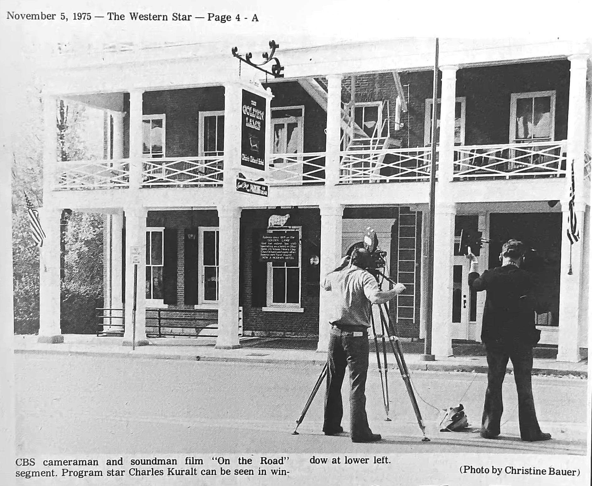 Kuralt, and his "On the Road" crew, hit the road in a motor home. They wore out six before they were through. One is currently on display in the Henry Ford Museum in Dearborn, Michigan.